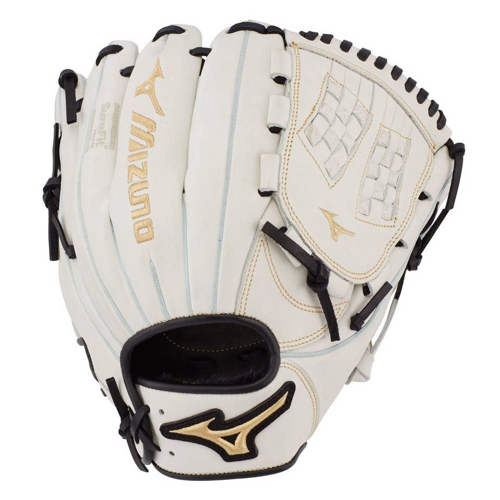 Mizuno MVP Prime Fastpitch 11.5" Női Kesztyű Fehér/Fekete YZU280796